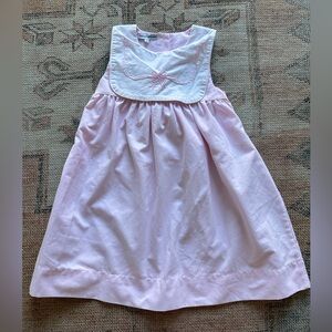 Sweet Dreams Pink Dress with Bow Embroidery